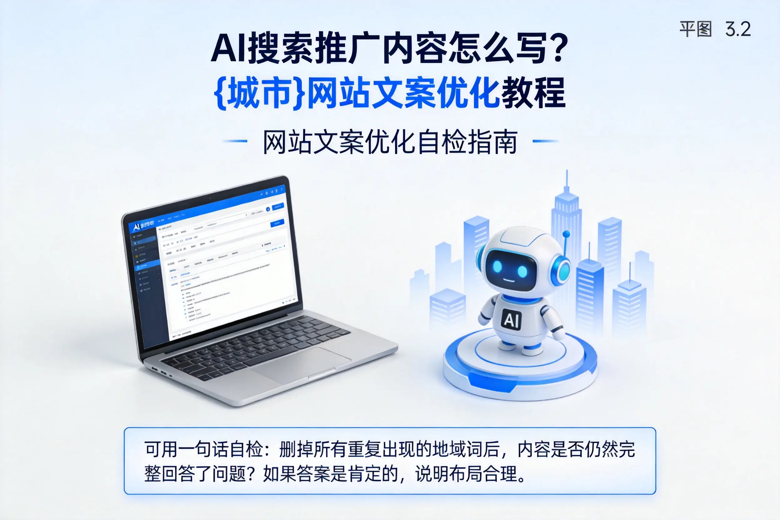 AI搜索推广内容怎么写？渭南网站文案优化教程