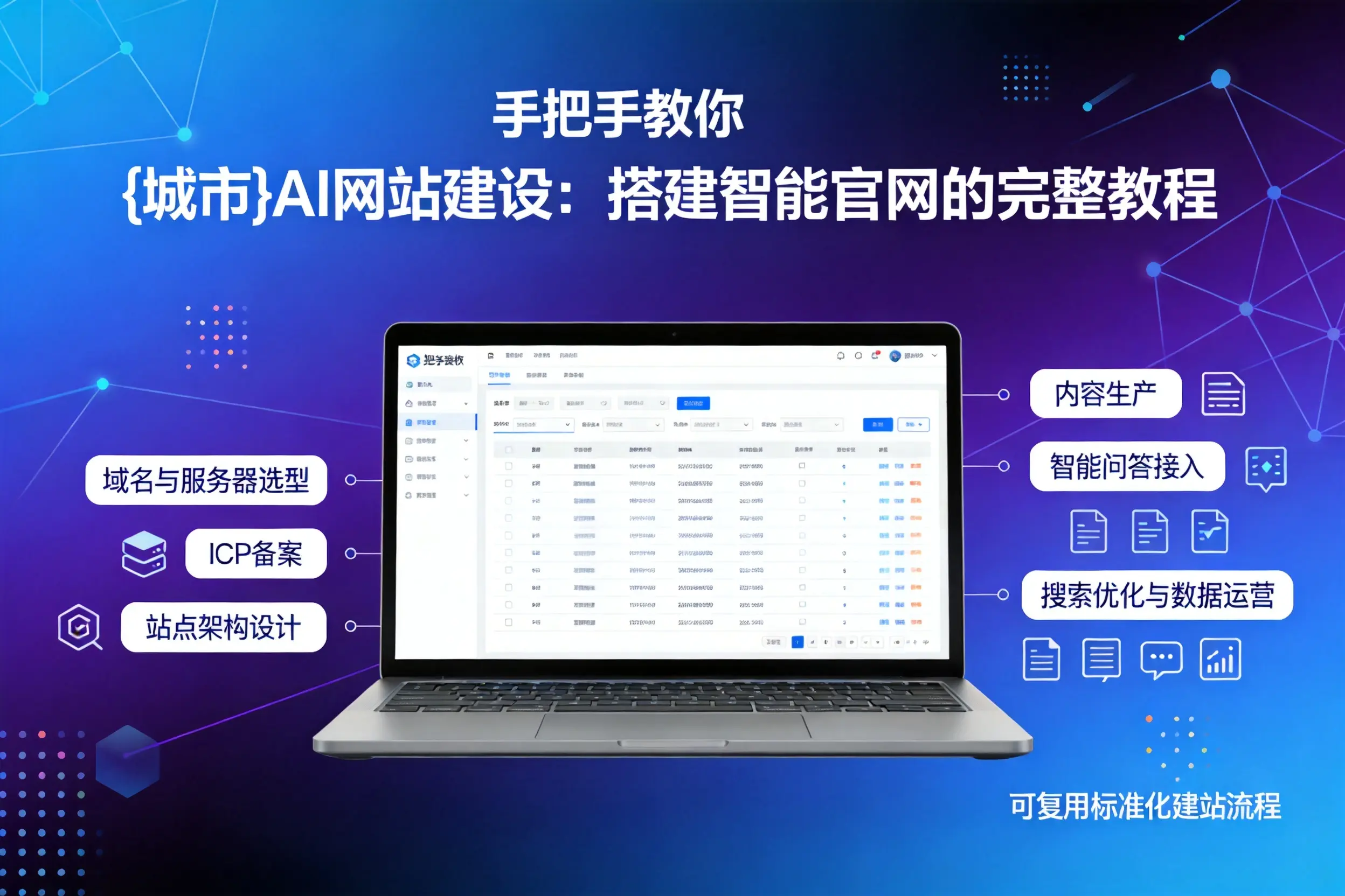 手把手教你渭南AI网站建设：搭建智能官网的完整教程